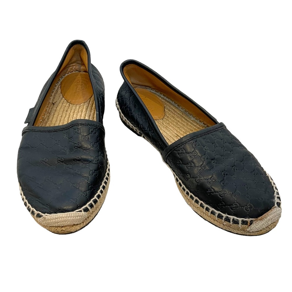 Gucci Leather Espadrilles